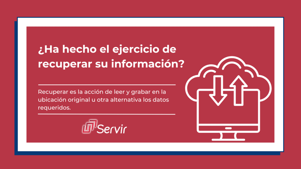 ¿Recuperar su información?